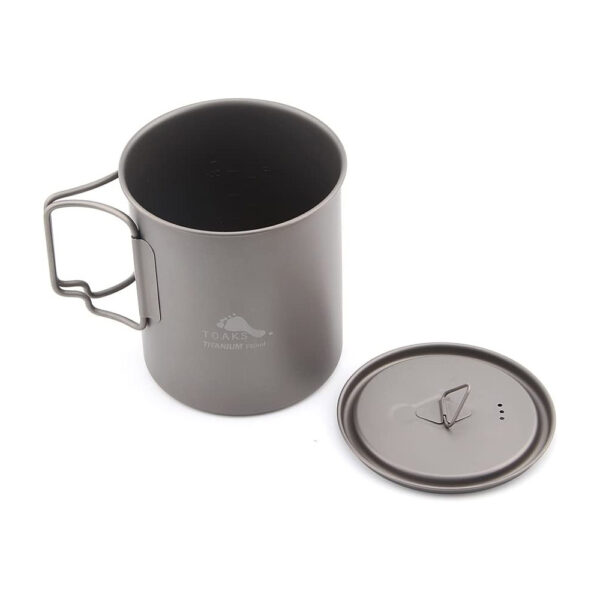 TOAKS titanium pot 750 ml with lid off