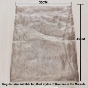 EMF radiation reducing bag/shield size dimensions